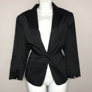 NWT H&M Black Blazer with Bows Size 14